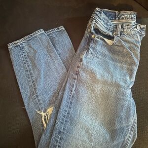 Highest Rise Mom Jeans in Blue